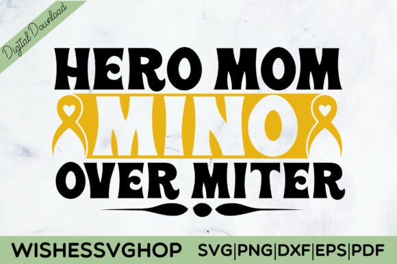 Hero Mom Mino over Miter SVG PNG Review: A Heartfelt Design for Real Embroidery Projects