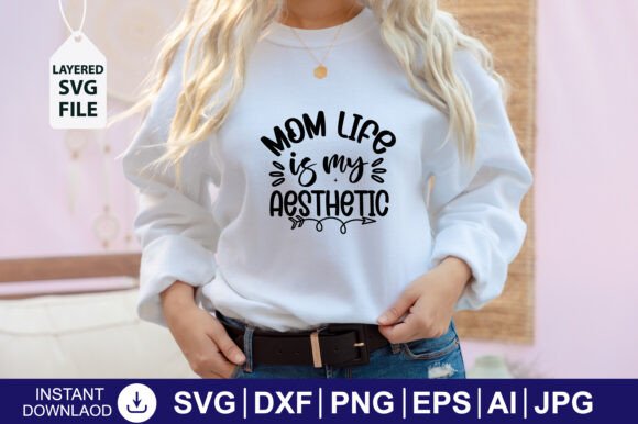 Mom Life is My Aesthetic SVG Design Review for Real Embroidery Projects
