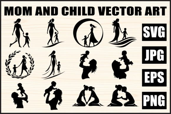 Mother and Baby Silhouette Vector Bundle: A Designer’s Real-World Review